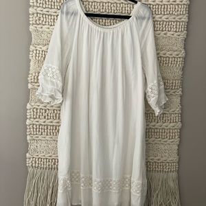 Lane Bryant white summer dress. 18/20